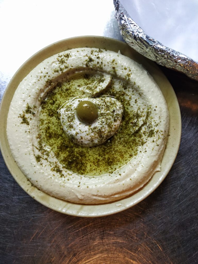 Hummus at Altaf's Cafe