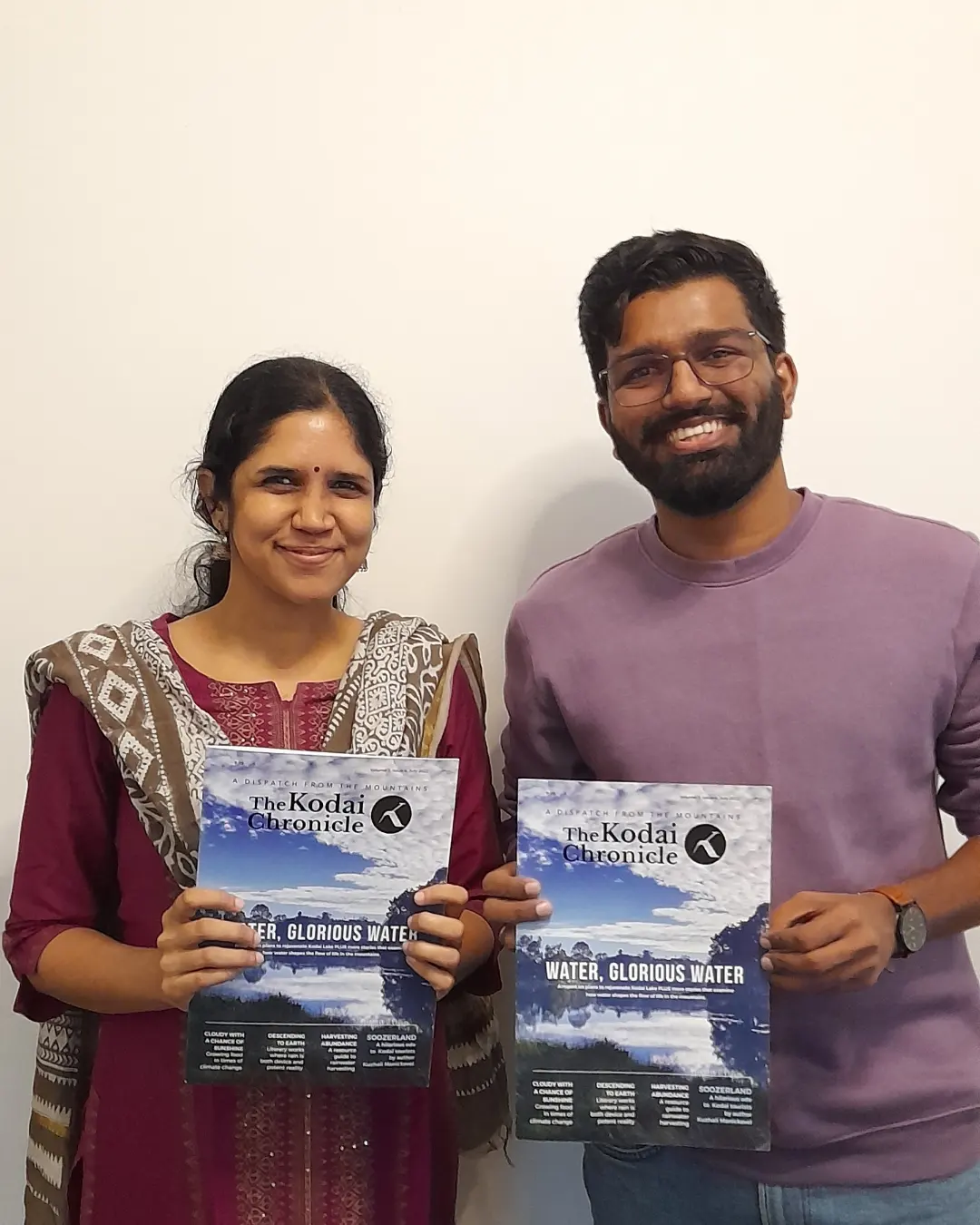 Sharmila and Nikhil of Nature in Focus, in Bangalore